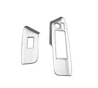 Yurefax Car Matte Silver Window Glass Lift Button Trim Switch Cover Door Armrest Panel Sticker, for Toyota, Sienta 2023+ Window Control Trim Window Switch Cover