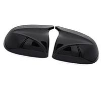 Yurefax Car Mirror Accessories, for, X3 X4 X5 X6 X7 G01 G02 G05 G06 G07 M Look Replacement Style Real Carbon Fiber Cover Mirror Cover(BLACK Black)
