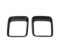 Yurefax Car Rear Tail Light Lamp Decoration Cover Trim Stickers, for Jeep, Renegade 2015-2016 Exterior Accessories Styling ABS Headlight Lens Cover(Black)