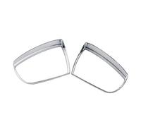 Yurefax Car Rear View Mirror Cover Rain Shield Visor Auto Accessories, for Ford, for Ecosport, 2013-2021, for Kuga 2014-2019 Replacement Covers, for Car Mirrors Side Mirror Rain Shield(BLACK Silver)