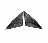 Yurefax Car Rear Window Triangle Shutter Decor Cover Trim, for Hyundai, for Tucson NX4 2021 2022 Black Carbon Fiber Exterior Accessrories Rear Window Louver(Carbon Fiber Look)