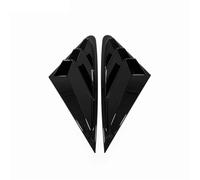 Yurefax Car Rear Window Triangle Shutter Decoration Panel Cover Trim, for, for A3 8Y Sedan 2021 2022 ABS Carbon Fiber Black Accessories Rear Window Louver(Black Style)