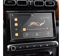 Yurefax Car Screen Protector, for Citroen, C4 Aircross HD Clear Car GPS Navigation Tempered Glass Protect Film 2018-2019 Car Sat Nav Screen Protector