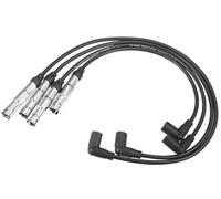 Yurefax Car Spark Plug Coil Wires Ignition Coil Harness Cable 7mm, for, A3 A4 No.06A905430E Pack of 4 Ignition Wire