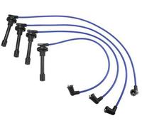 Yurefax Car Spark Plug Coil Wires Ignition Coil Harness Cable 7mm, for Civic, CRX 1988-1991 1.5L 1.6L No.32722PM6B00/32722PM1B01 Pack of 4 Ignition Wire