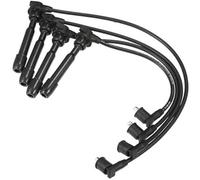 Yurefax Car Spark Plug Coil Wires Ignition Coil Harness Cable 7mm, for Seat, for Beetle, for Golf, 1.6L 2.0L No.06A905430AJ/06A905430AP/06A905430AQ Pack of 4 Ignition Wire