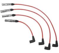 Yurefax Car Spark Plug Coil Wires Ignition Coil Harness Cable 7mm, for Volkswagen, for Beetle, for Golf, for Jetta, L4 2.0L No.06A905430J/06A905430K/06A905430L Pack of 4 Ignition Wire