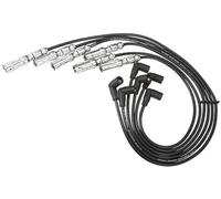 Yurefax Car Spark Plug Coil Wires Ignition Coil Harness Cable 7mm, for Volkswagen, VR6 2.9 1991-1995 No.021905409N/021905409AD Pack of 6 Ignition Wire