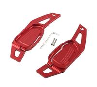 Yurefax Car Steering Wheel Shift Paddle Direct Gear Shifters Extension, for, A5 S5 SQ5 2016 Aluminum Car Styling Accessories Car Paddle Shifter(Red)