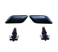Yurefax Car Styling Black Headlight Washer Nozzle Jet LID Cap with Connector, for Toyota, Camry 2009-2011 85045-33060 85044-33070 Headlight Washer Nozzle(Pair)