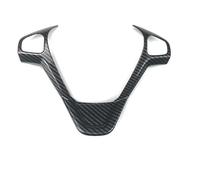 Yurefax Car Styling Refit Accessories Steering Wheel Covers Trim Sticker, For Ford, for New Fiesta MK7, for Ecosport, for Figo, for B-MAX, for KA Steering Wheel Sticker(C Type Carbon Fiber)