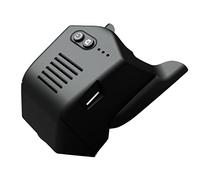 Yurefax Car Wifi DVR Driving Video Recorder Front Dash Cam 4K Camera WDR 24-hour Parking Monitoring, for Geely, LynkCo 2017 2018 2019 Front Car Camera(1600P black,With 128G TF Card)