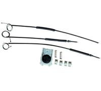 Yurefax Car Window Regulator Lift Mechanism For Megane, for Ii Mk2 2 4/5 Door 2002-2013 2014 2015 2016 Car Front Left/Right Window Regulator Repair Kit 8200325136 820101092(BLACK Front Right)
