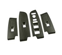 Yurefax Car Wood Grain Window Glass Lift Button Trim Switch Cover Door Armrest Panel For HRV HR-V XRV XR-V 2022 2023 RHD Window Control Trim Window Switch Cover