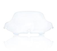 Yurefax Clear Smoke Black 6" 8" Wave Windshield Fairing Windscreen , for Harley, Touring Electra Street Glide CVO FLHX EFI FLHTPI 1996-2013 Motorcycle Windshield(8 In Clear)