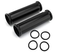 Yurefax CNC Front, fork Cover Motorcycle Upper Shock, fork Boots, for Harley, XL883 1200 2000-2021#B Front Fork Cap(BLACK#B)