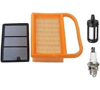 Yurefax Compatible with Air Filter with Fuel Filter Spark Plug, for, TS410 TS410Z TS420 TS420Z Concrete Cut-Off Saw 4238 120 0600 Tune Up Kits (Set of 1) Machinery Air Filter Kit(BLACK 2 Set)