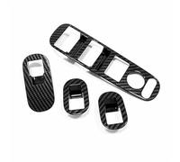 Yurefax Door Handle Window Lift Switch Panel Cover Trim Decorator Accessories For HRV HR-V, for Vezel, 2014-2020 Window Control Trim Window Switch Cover