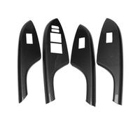 Yurefax Door Window Switch Cover Trim, for Toyota, for Corolla, 2007-2013 Door Window Lift Panel Carbon Fiber RHD Window Control Trim Window Switch Cover