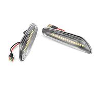 Yurefax Dynamic Turn Signals Lights, for, E90 E91 E92 E93 E60 E87 E82 E46 Premium Smoke Side Maker Indicators 2Pcs Car Light Car Turn Signal Indicator Lamp