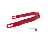Yurefax Electric Scooter 10 Inch Rear Fender Wheel Foot Support Spacer Fender Bracket Kit, for Xiaomi, M365 Fender Kickstand Spacer Parts Skateboard Mudguard(Red)