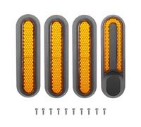Yurefax Electric Scooter All Parts Repair Replacement, for Xiaomi, M365 Fender Brake Handle Rear Tail Light Lamp Various Repair Part Skateboard Mudguard(Yellow sets)