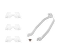 Yurefax Electric Scooter Back Fender Bracket Rear Mudguard, for Xiaomi, M365 1s PRO Front Fork Damping Rubber Pad Fold Cushion Parts Skateboard Mudguard(WHITE)