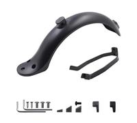 Yurefax Electric Scooter Fender, for Xiaomi, M365/M365 Pro/1S Front for Rear Back Fender Mudguard Support Brake Light Repair Accessories Skateboard Mudguard(Clear)