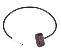 Yurefax Electric Scooter Fender, for Xiaomi, M365/M365 Pro/1S Front for Rear Back Fender Mudguard Support Brake Light Repair Accessories Skateboard Mudguard(Burgundy)