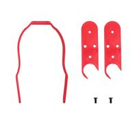 Yurefax Electric Scooter Fender Guard Bracket With Gap Cover Pad E-scooter, for Xiaomi, M365/M365 Pro 1s Pro 2 Shockproof Protection Skateboard Mudguard(Red)