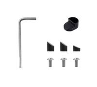 Yurefax Electric Scooter Fenders Wings Rear Mud Guard Support Protection ABS Plastic Parts Screws Rubber Stopper, for Xiaomi, M365/Pro/1S Skateboard Mudguard(Black-01)
