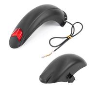 Yurefax Electric Scooter Front Rear Mudguard Fenders Set, for Kugoo, for M4 Front Tire Guard Rear Tire Guard Kick Scooter Parts 10inch Skateboard Mudguard(1set)