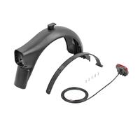 Yurefax Electric Scooter Rear Fender Taillight Set, for Ninebot, F30D F40D E-Scooter Rear Mudguard Brake Safty Lamp Parts Accessories Skateboard Mudguard