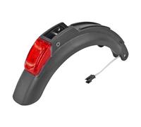 Yurefax Electric Scooter Rear Mudguard Tire Tyre Splash With Rear Lamp Light, for Kugoo S1 S2 S3 Skateboard Wheel Front Fender Accessorie Skateboard Mudguard(Rear fender)