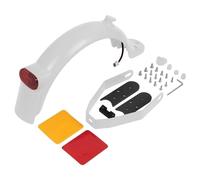 Yurefax Electric Scooters Rear Fender Mudguard Taillight Bracket Set Parts, for Xiaomi, M365 Pro 2 1s Electric Scooter With Gap Cover Pad Skateboard Mudguard(WHITE)