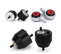 Yurefax Enigine Mount Transmission Lower Control Arm Bushing Front L R Mounting Kit Billet Alu 85A PU 31126757623 22116779970 Control Arm Bushing(Black)
