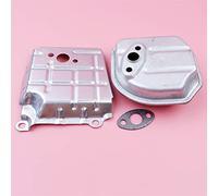 Yurefax Exhaust Muffler Arrester Air Guide Gasket Kit GX35 GX35NT HHT35S UMC435A Trimmer Lawn Mower Engine Motor Part Chainsaw Muffler Kit