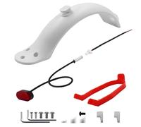 Yurefax Fenders Scooter Wings Brake Light, for Xiaomi, M365 Pro Rear Mud Guard Support Protection Screws Rubber Stopper Scooter Parts Skateboard Mudguard(SKY BLUE)