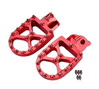 Yurefax Foot Rests Pegs Footpegs Motorcycle Footrest Pedal 690 950 990 SUPER MOTO ENDURO R 1290 1190 1090 1050 SUPER ADVENTURE R Motorcycle Foot Peg(Red)