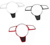 Yurefax, for, A3 8V A4 B9 A5 2017-2019, ABS Steering Wheel Buttons Frame Decoration Cover Trim Car Styling Interior Steering Wheel Decal