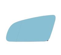 Yurefax, for A3 S3 A4 B6 B7 A6 S6 2003-2008 Blue White Car Heated Side Rearview Mirror Glass Anti-Fog Door Wing Mirror Lens Side Door Car Wing Mirror Glass(BLACK Blue Left)