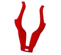 Yurefax, for BMW, 1 2 3 4 Series F20 F22 F30 F31 F32 F33 F36 X5 F15 X6, Suede Wrap LHD Car Interior Steering Wheel Decoration Trim Sticker Steering Wheel Decal(Red)