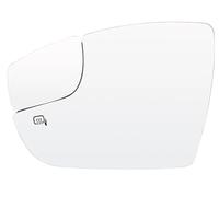 Yurefax, for Focus, 2012-2018 Left Right Side Door Heated Convex Blind Spot Rear View Rearview Side Door Car Wing Mirror Glass(BLACK Left Side Lh)