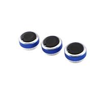 Yurefax For, for Ford, for, for Focus, 2 3 MK2 MK3 ST RS, for, for Mondeo, Accessories 3Pcs/Set Air Conditioning Switch AC Knob Car Heat Control Car Air Conditioning Knob(Common Blue)