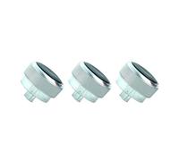 Yurefax For Ford, for Focus 2, for 3, AC Knob Car 3PCS/LOT Air Conditioning Heat Control Switch Car Air Conditioning Knob(Silver)