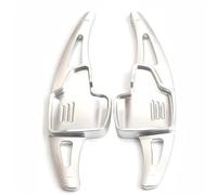 Yurefax for Ford, for Focus, 4 ST ST-Line, for Wagon, for Ecosport, Bronco Sport Escape, for Fiesta, Car Steering Wheel Paddle Shifter Extend Car Paddle Shifter(Silver)