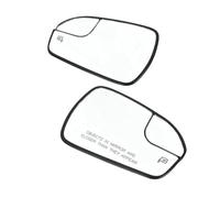 Yurefax, for Fusion 2013-2020 Car Rear View Side Heated Mirror Clear Glass Rearview Door Wing Mirror DS7Z17K707F DS7Z17K707A Side Door Car Wing Mirror Glass(BLACK Onecolor)