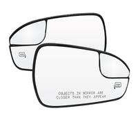 Yurefax, for Fusion 2013-2020 Left Right Heated Rear View Rearview Door Driver Passenger Side Mirror Wide Angle Side Door Car Wing Mirror Glass(BLACK Onecolor)