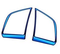 Yurefax, for Hyundai, Tucson 2015-2018, steering wheel Sequin decoration Patch Bright strip Interior Modification Car accessories Steering Wheel Decal(Blue 2pcs)