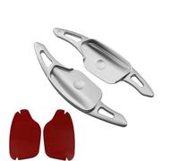 Yurefax , for Kia, K8 Hybrid 2021 2022 2023 2024 Car Steering Wheel Shifter Paddle Extension Stickers Car Accessories Car Paddle Shifter(Black Silver)